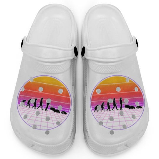 Robotic Lawnmower Evolution Retro Clogs