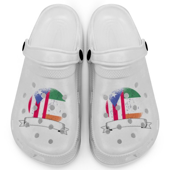 Puerto Rico Flag Ireland Grown Country Flags Clogs