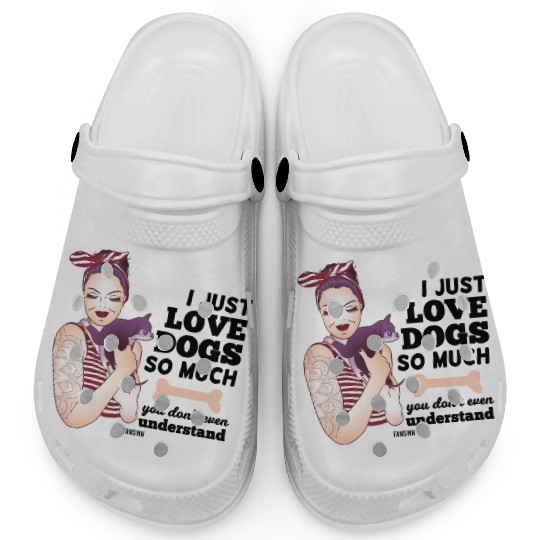 Hundemama tattooed puppy bone Clogs