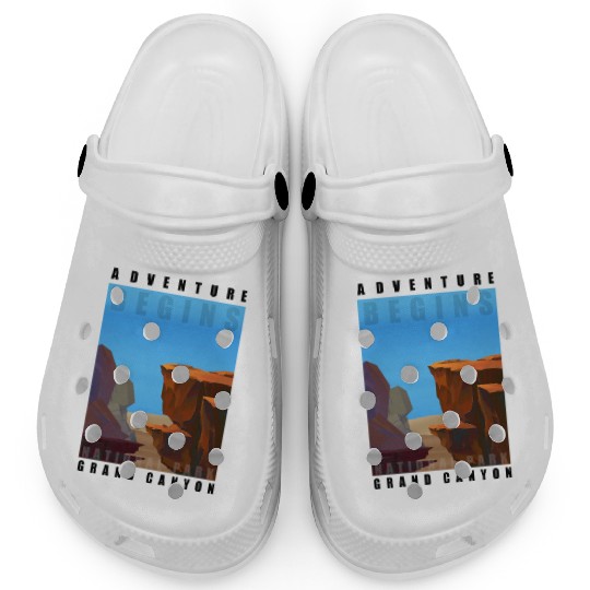 Adventure Grand Canyon cool design Clogs