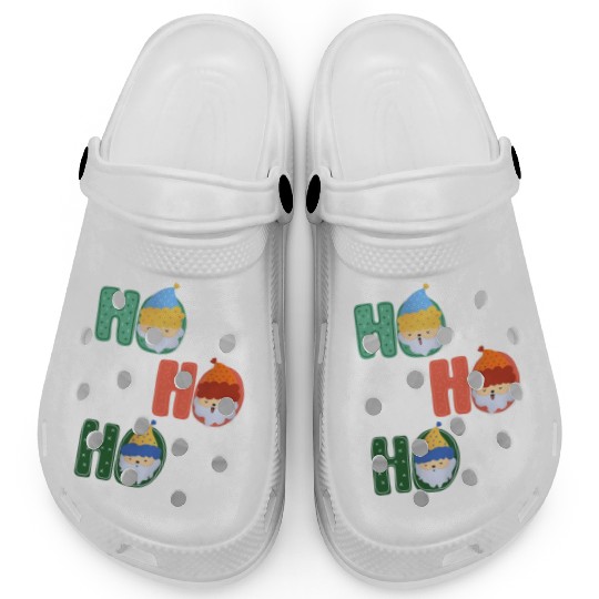 Mini Santas Ho Ho Ho Clogs