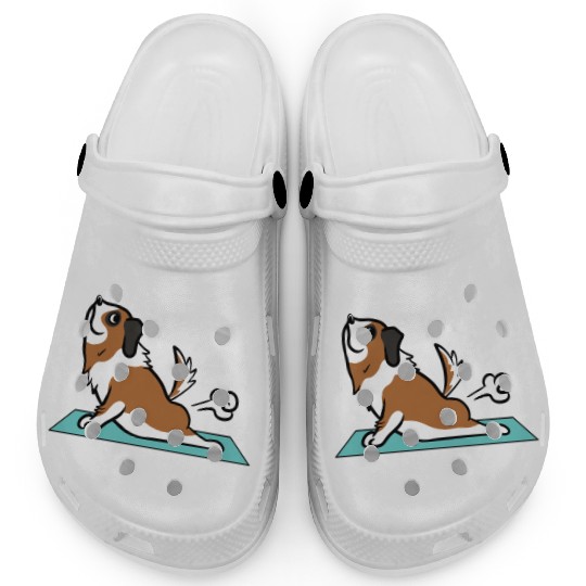 Saint Bernard Yoga Pose Clogs