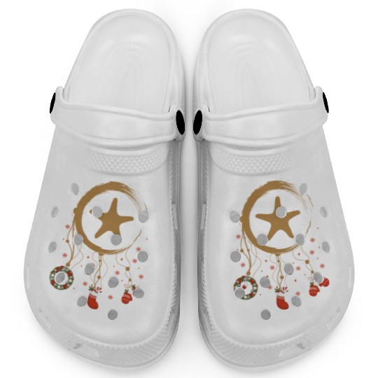 Winter dreamcatcher Christmas Starfish Clogs