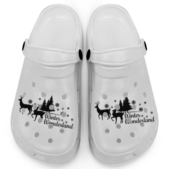 Christmas Winter Wonderland Clogs