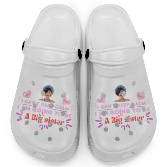 I'm Going To Be A Big Sister , design by roka0000 Clogs