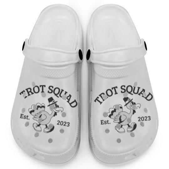 Trot Squad Established 2023 Funny Turkey Trot Clogs