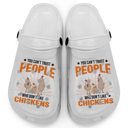 Chickens Saying Chicken Farmer Clogs