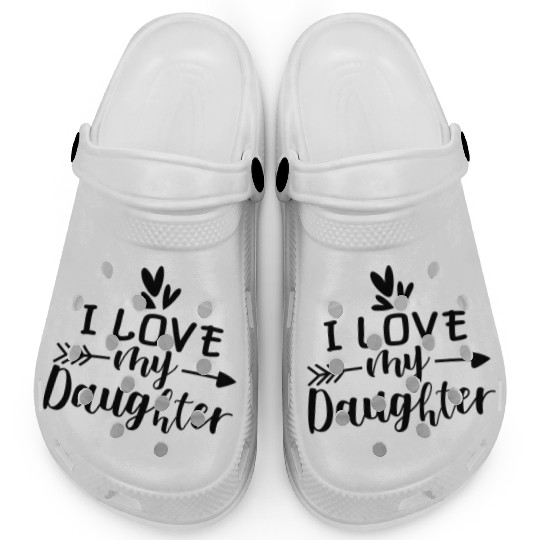 I Love My Daughter Clogs