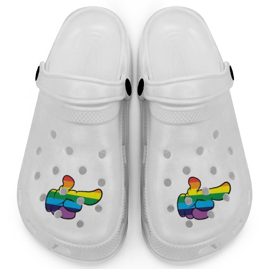 Matching Lesbian Couple She's Mine Part2 Clogs