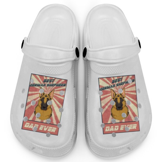 Best German Shepherd Dad Ever I German Shepherd Clogs