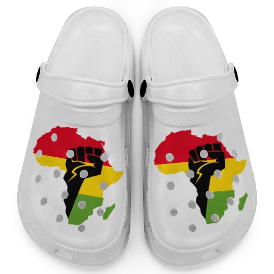 African Black Power Clogs
