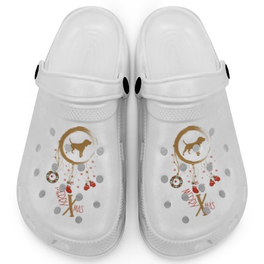 dog dreamcatcher Christmas Beagle Clogs