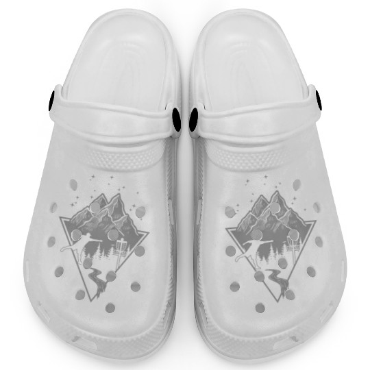 Disc Golf - Disc Golfing Player Ultimate Frisbee Clogs
