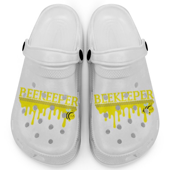 Bee Keeper Beekeeper, Funny Bee Hive Honey Lover Clogs