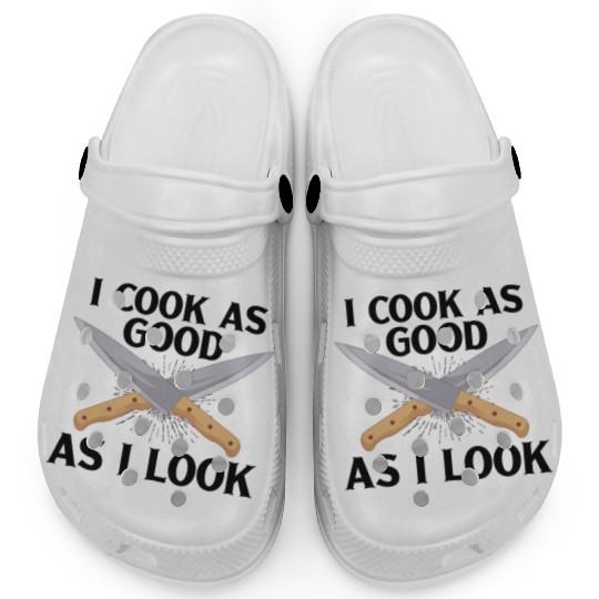 Chef Cook Kitchen Restaurant Knives Cookout Clogs