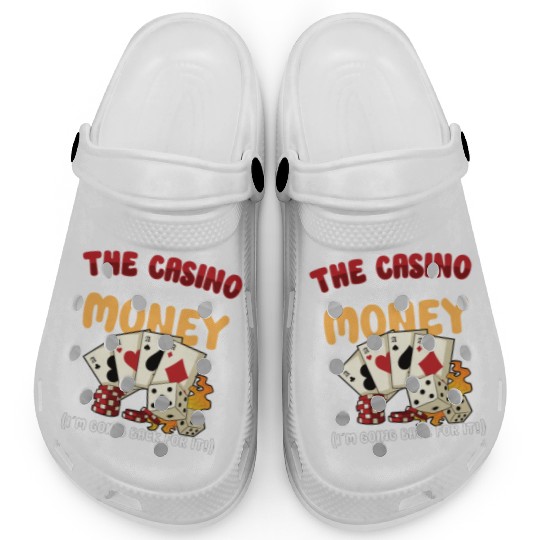 Poker Casino Poker Player Gambling Roulette Gift Clogs