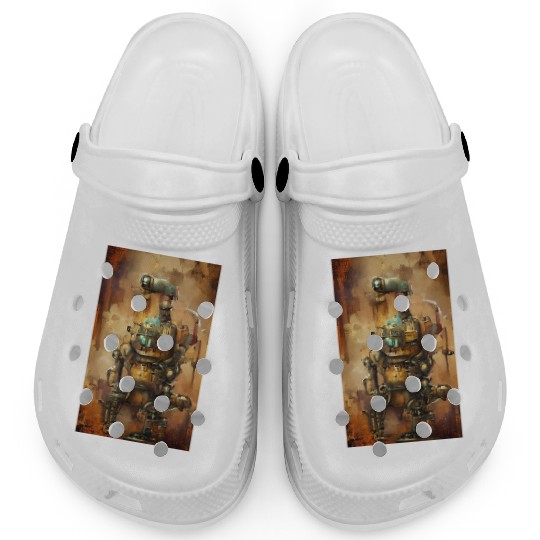 Rusty robot Clogs