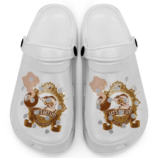 Lets get lit christmas Clogs