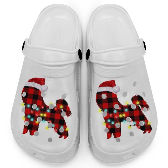 Bichon Frise Christmas Dog Lover Pajamas Clogs