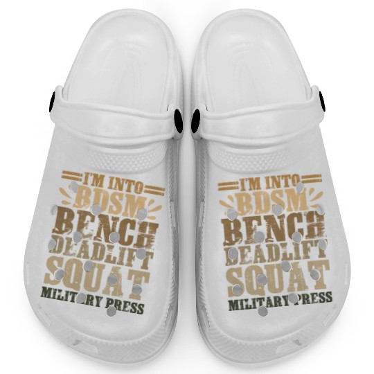 Im Into BDSM Bench Squat Deadlift Military Press17 Clogs