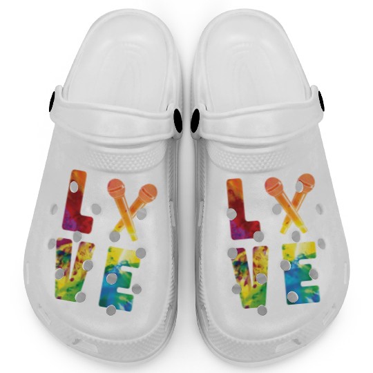 Karaoke Singer Microphone Vocalist Clogs