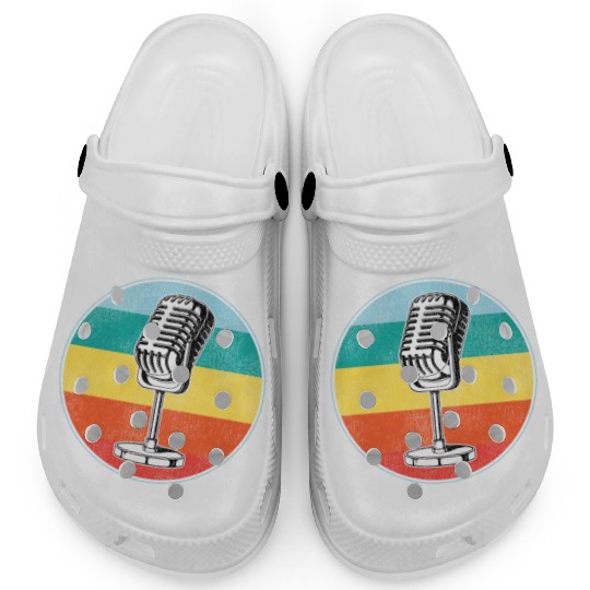 Karaoke Singer Microphone Vocalist Clogs