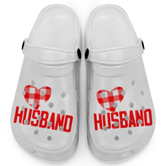 I Love My Hubby Valentines Day Marriage Cupid Love Clogs