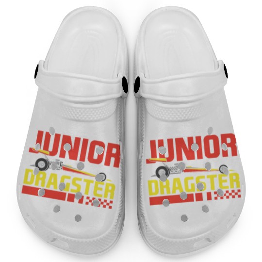 Junior Dragster Drag Racing Future Drag Racer Kids Clogs