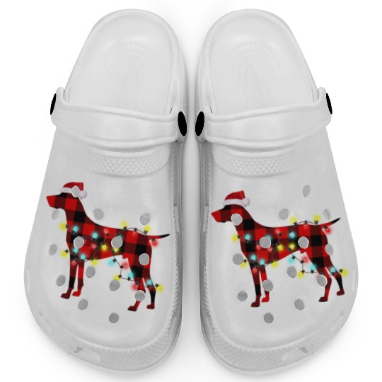 German Shorthaired Pointer Christmas Dog Lover Clogs