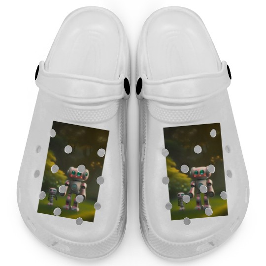 Two robot friends Clogs