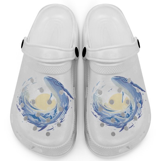 Big whale sea sailing Big whale sea sailing inspir Clogs