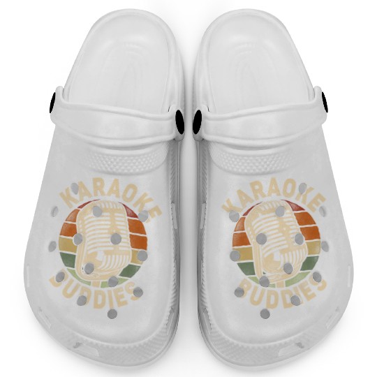 Karaoke Singer Friends Besties Clogs