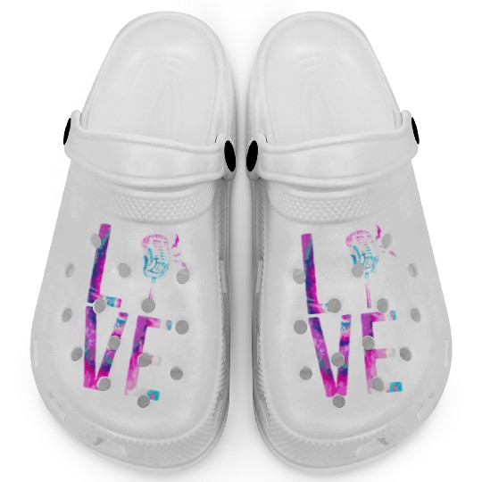 Karaoke Singer Microphone Vocalist Clogs