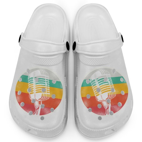 Karaoke Singer Microphone Vocalist Clogs