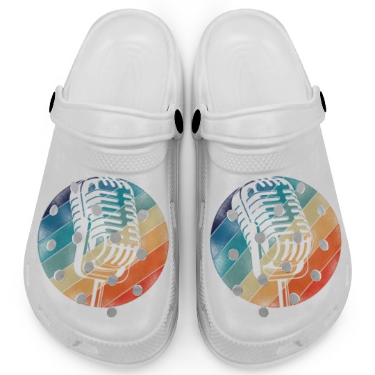 Karaoke Singer Microphone Vocalist Clogs