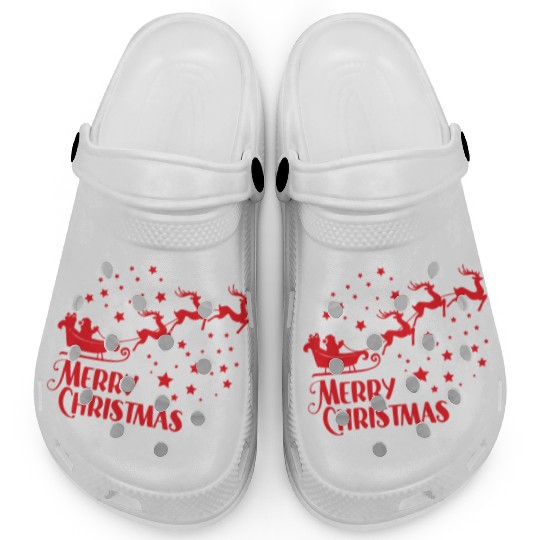 Merry Christmas reindeer Clogs
