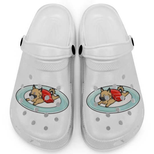 German Shepherd Nigiri Sushi Clogs