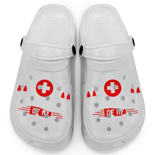 Switzerland Mountains Country Gift Idea Clogs