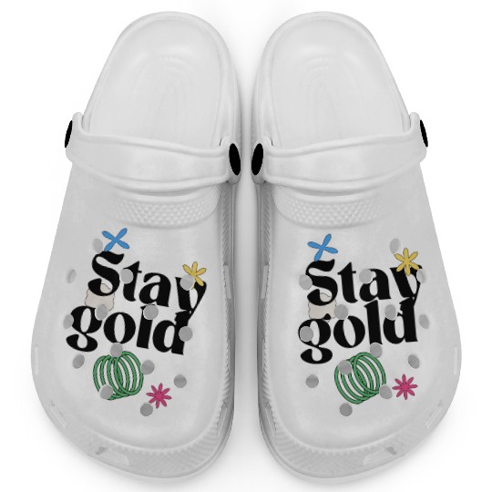Stay gold Clogs