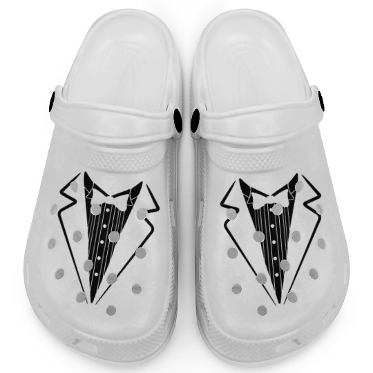Bow Tie Tuxedo Clogs