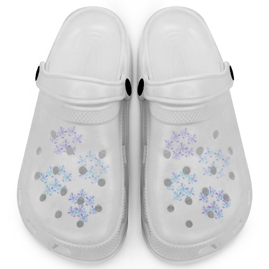 Snowflake Paws (Pastel) Clogs