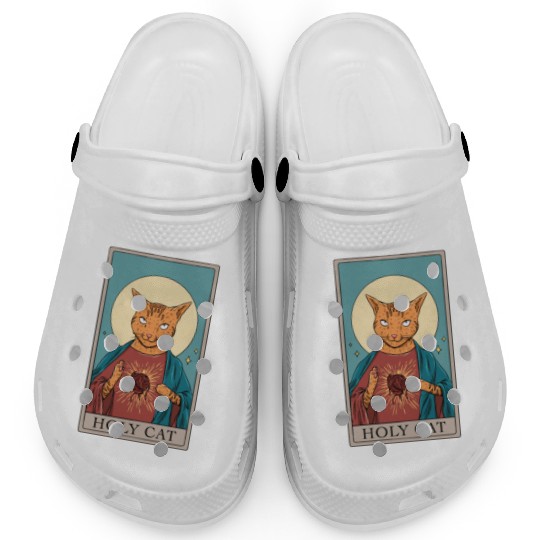 Cat Tarot Design for a Cat Lady or Cat Mom Clogs