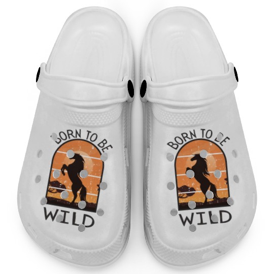 BORN TOBE WILD HORSE Clogs