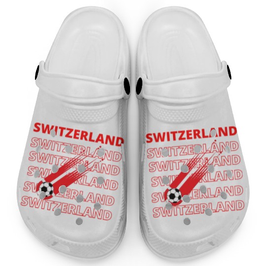 World Switzerland Soccer Vintage Clogs