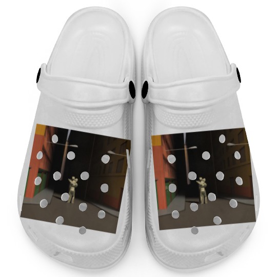 Embrace Under Street Lights LGBTQ Pride Love Clogs