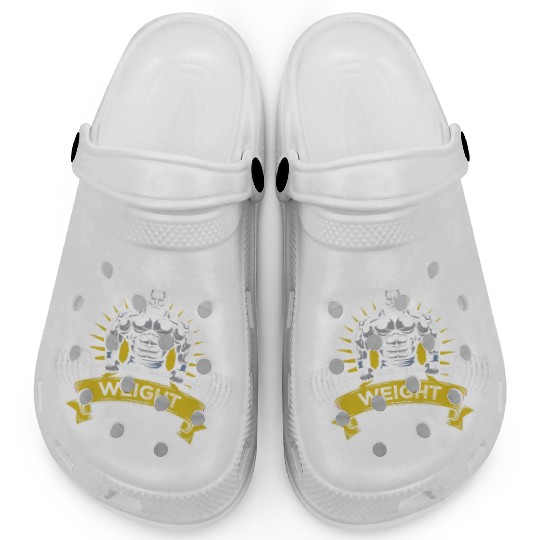 Lightweight baby! Bodybuilder saying Clogs