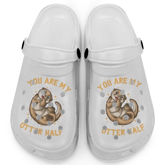 You Are My Otter Half Valentines Day Clogs
