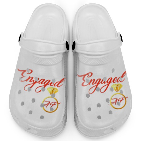 engaged af engagement valentines day Clogs