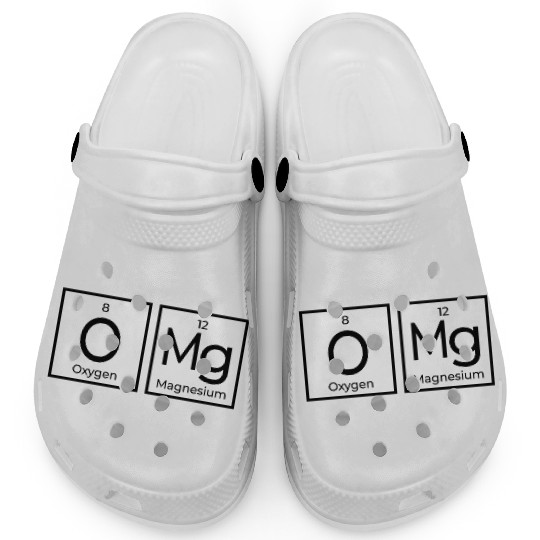 OMG Periodical Table Chemistry Science Geek Gifts Clogs