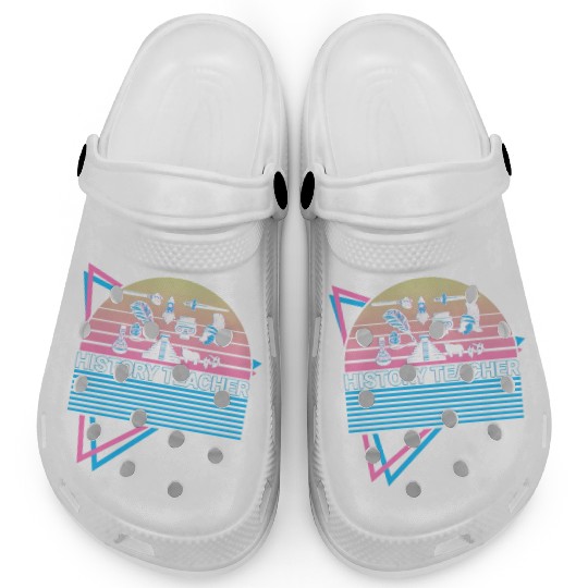 History Teacher Retro Clogs